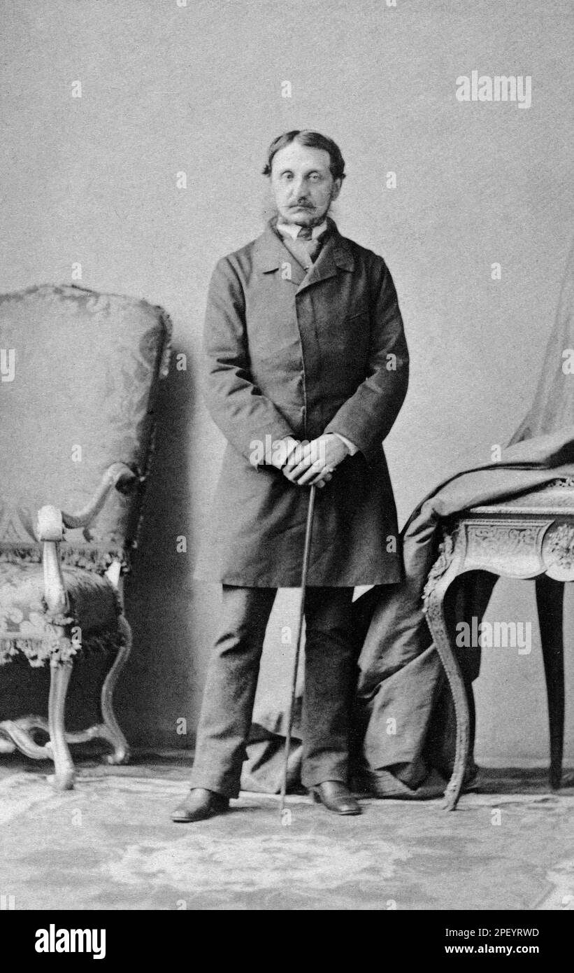 Portrait of Count de La Poeze d'Harambure Olivier, (1821 1882), (chamberlain of Napoleon III