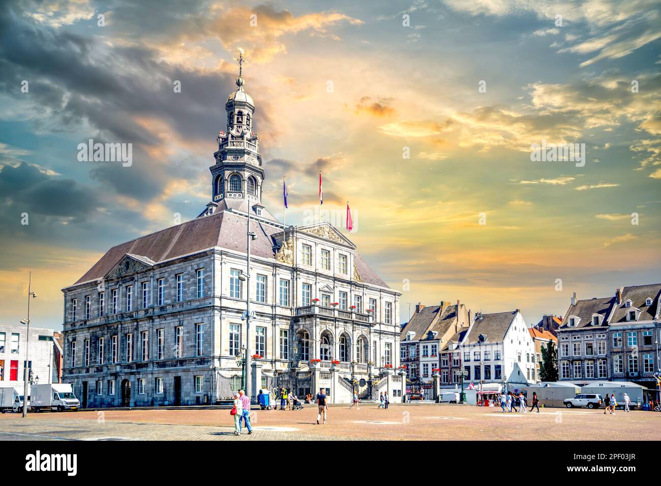 Old city of Maastricht, Belgium Stock Photo