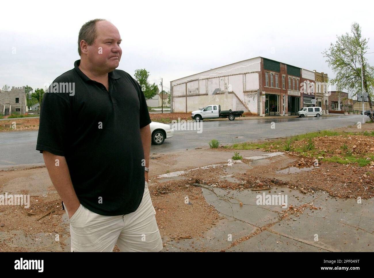 Nearly a year after it was wipedout by a tornado, Pierce City, Mo