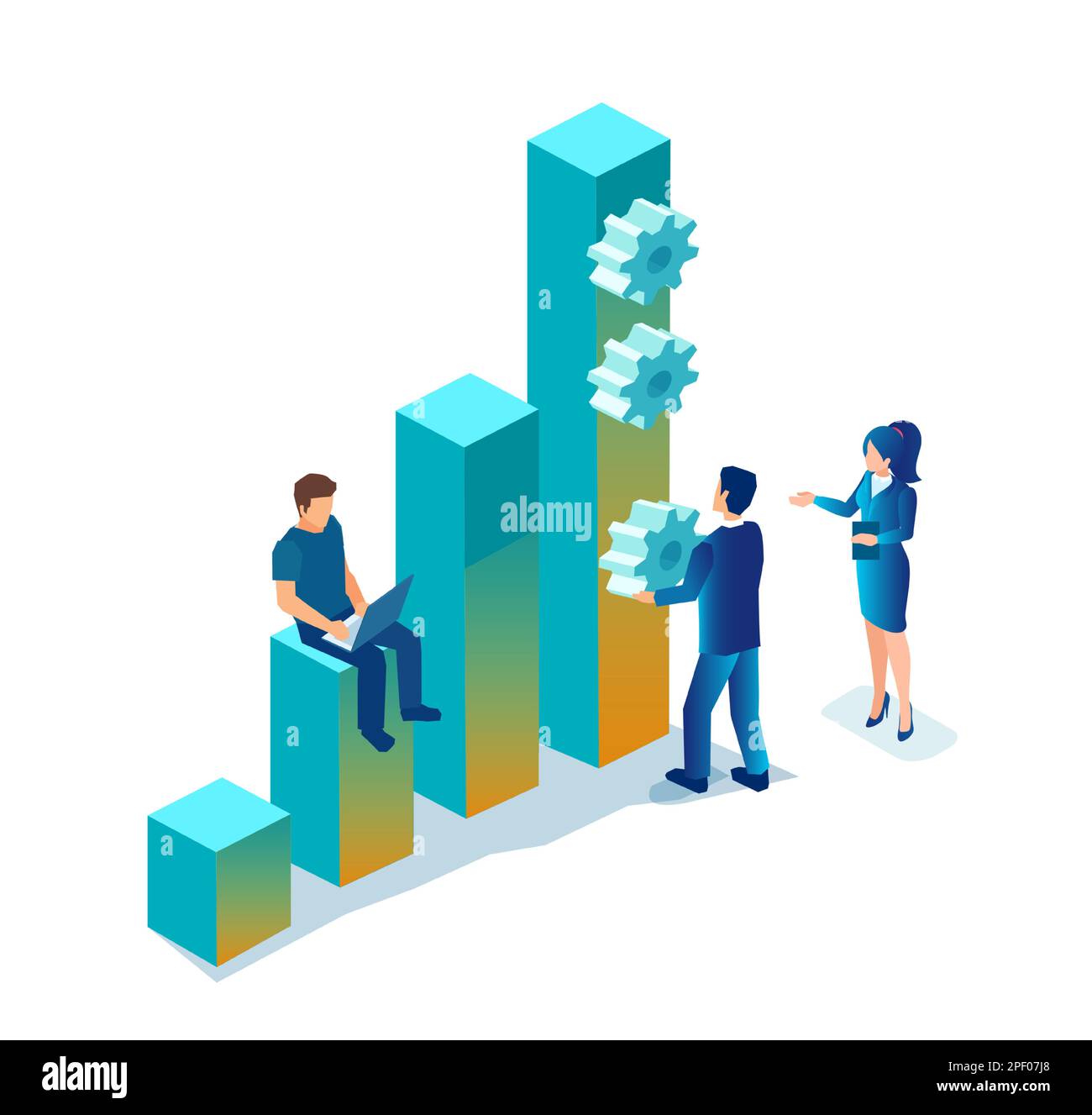 3d man team building Stock Vector Images Alamy