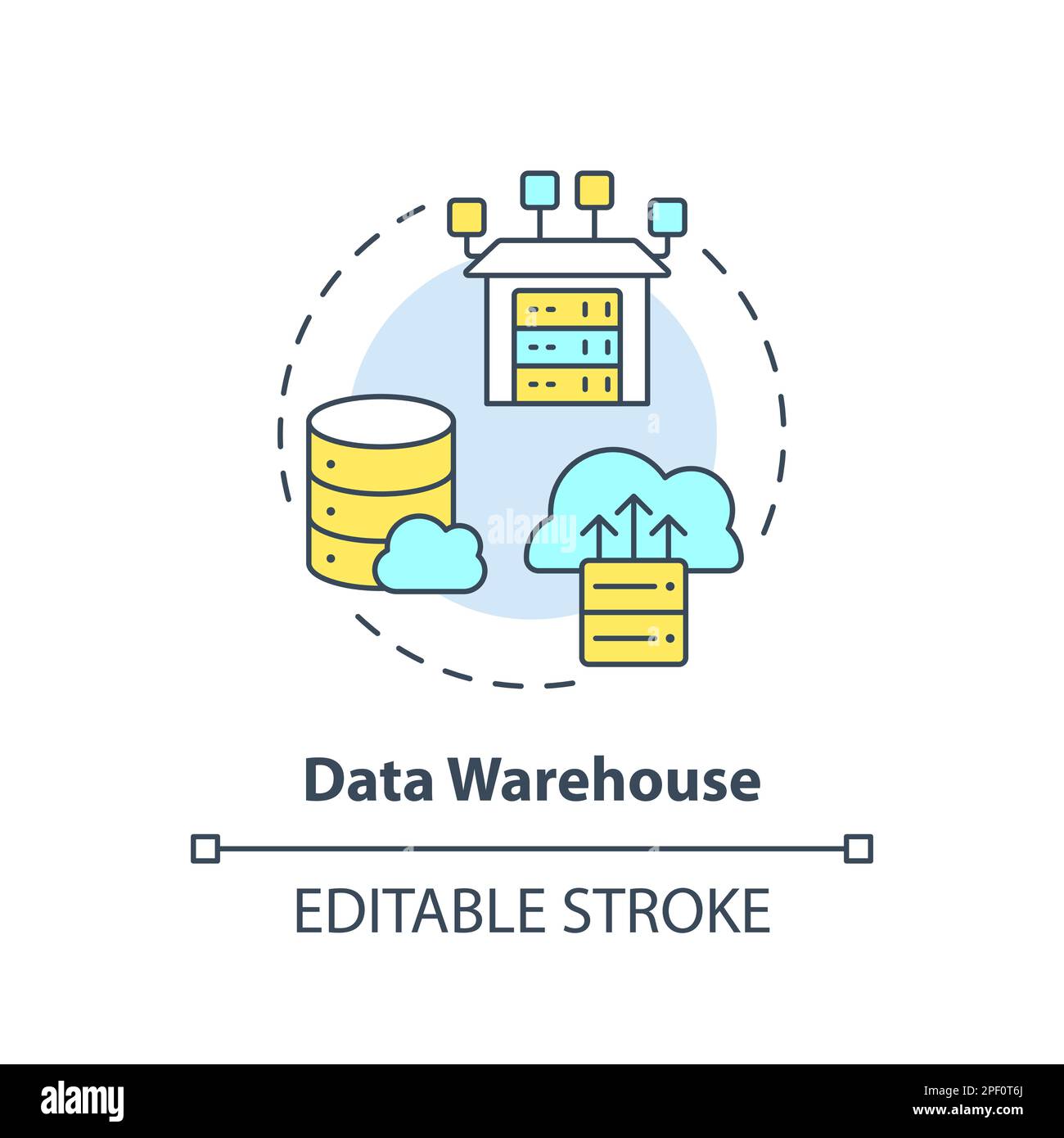 Data warehouse concept icon Stock Vector Image & Art - Alamy