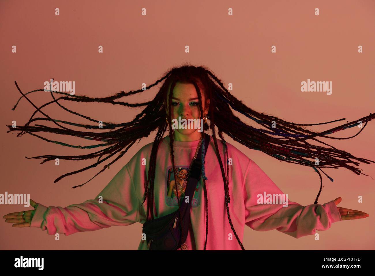 Local Cardiff Rapper Cardiff, South Wales, United Kingdom. Feburary 16th 2022. Portrait of ...