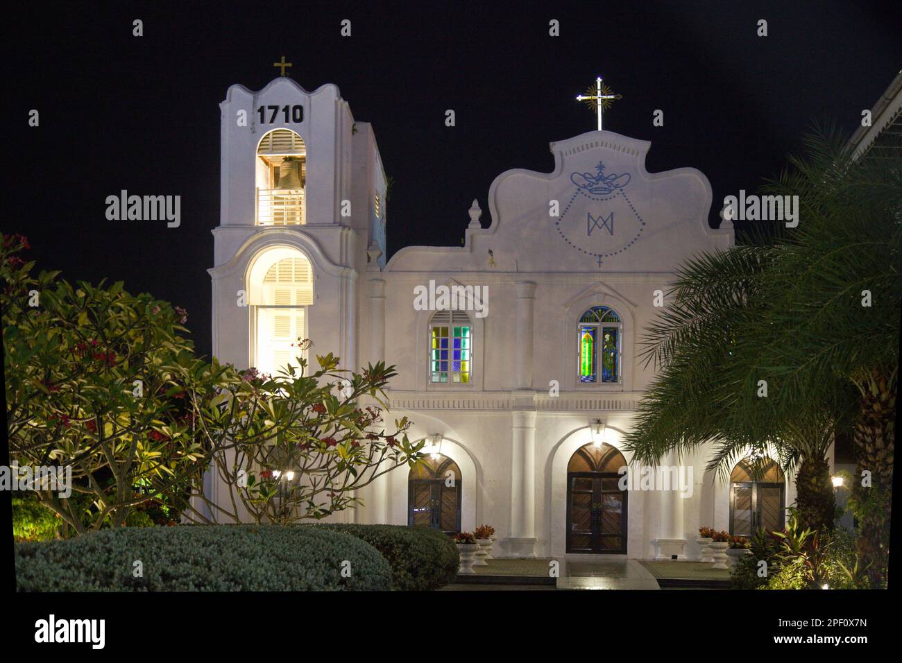 Malaysia, Melaka, Malacca, St Peter's Church, Stock Photo