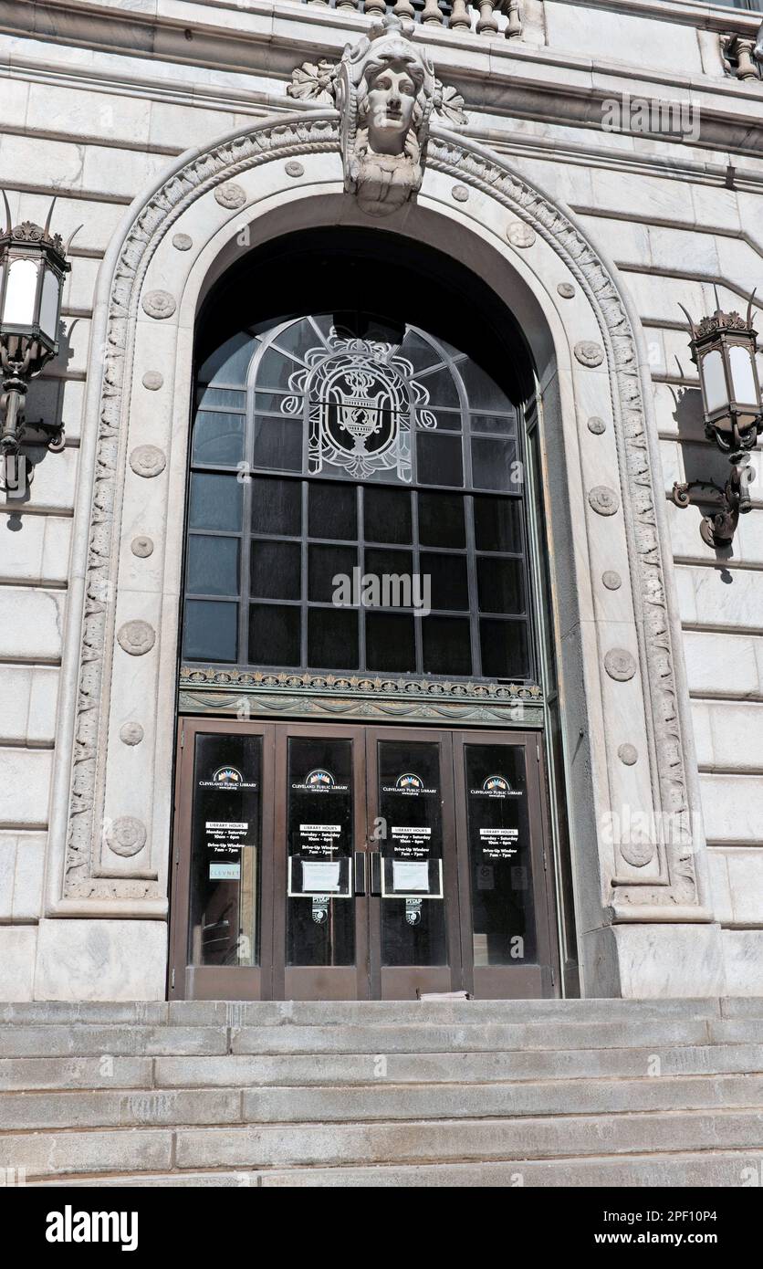Cleveland public library 2023 vertical hires stock photography and