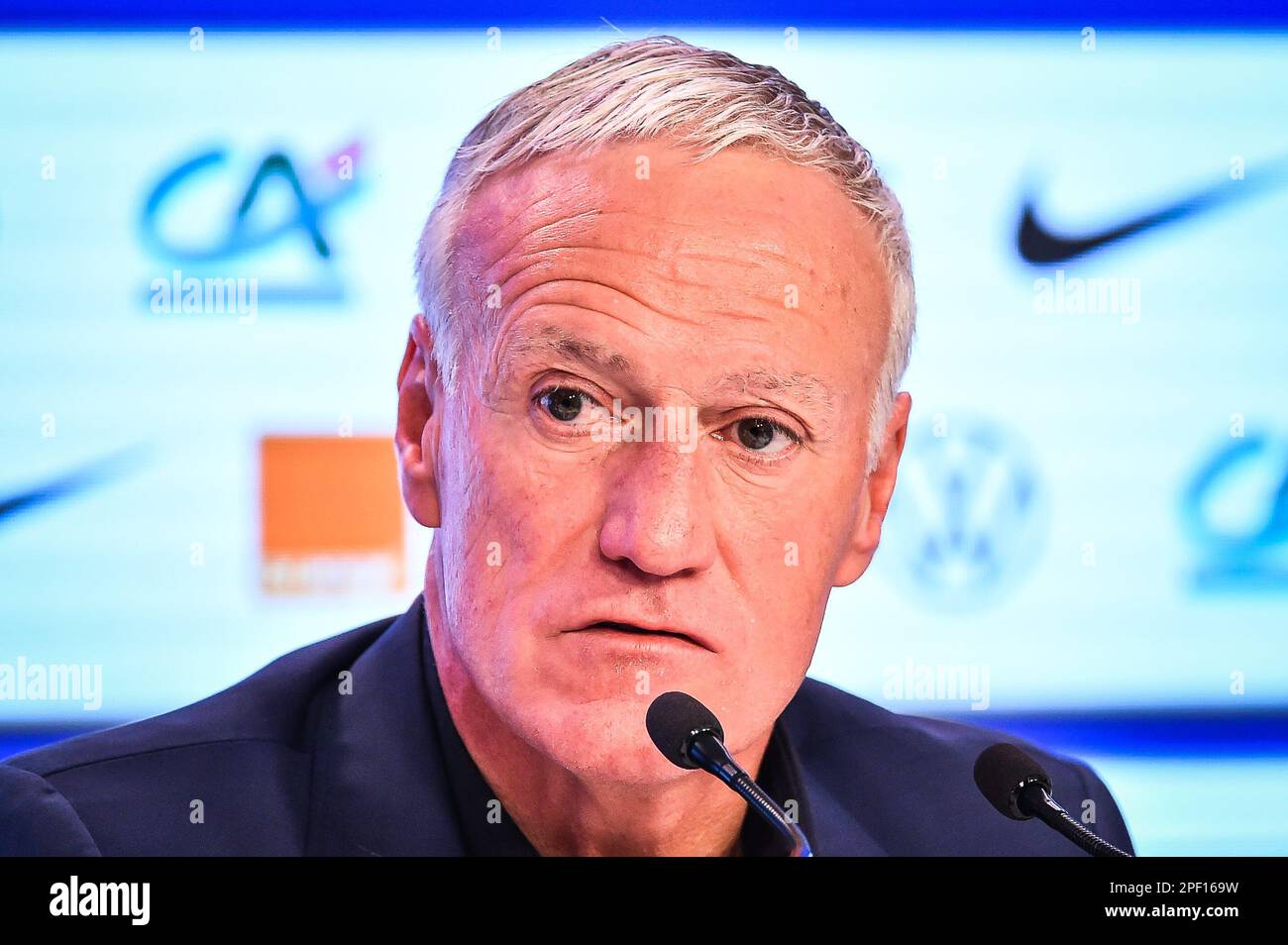 Paris, France. 16th Mar, 2023. Didier DESCHAMPS of France during the