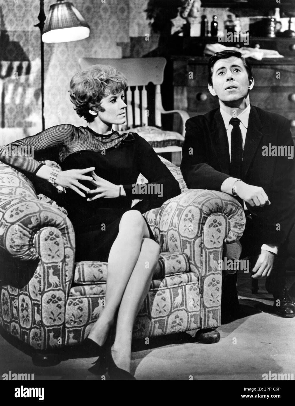 Julie Sommars, Brian Bedford, onset of the Film, "The Pad (And How To