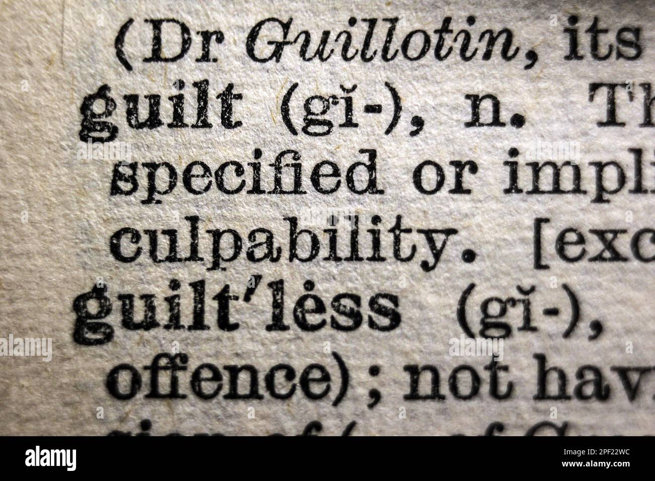 Definition Of Word Guilt On Dictionary Page Close up Stock Photo Alamy Definition Of Word Guilt On Dictionary Page Close up Stock Photo Alamy