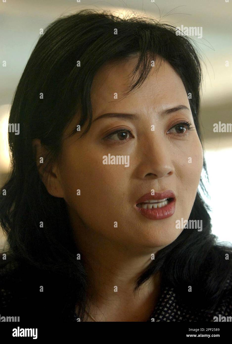 *Joo Sun Young, former North Korean actress, is shown during an