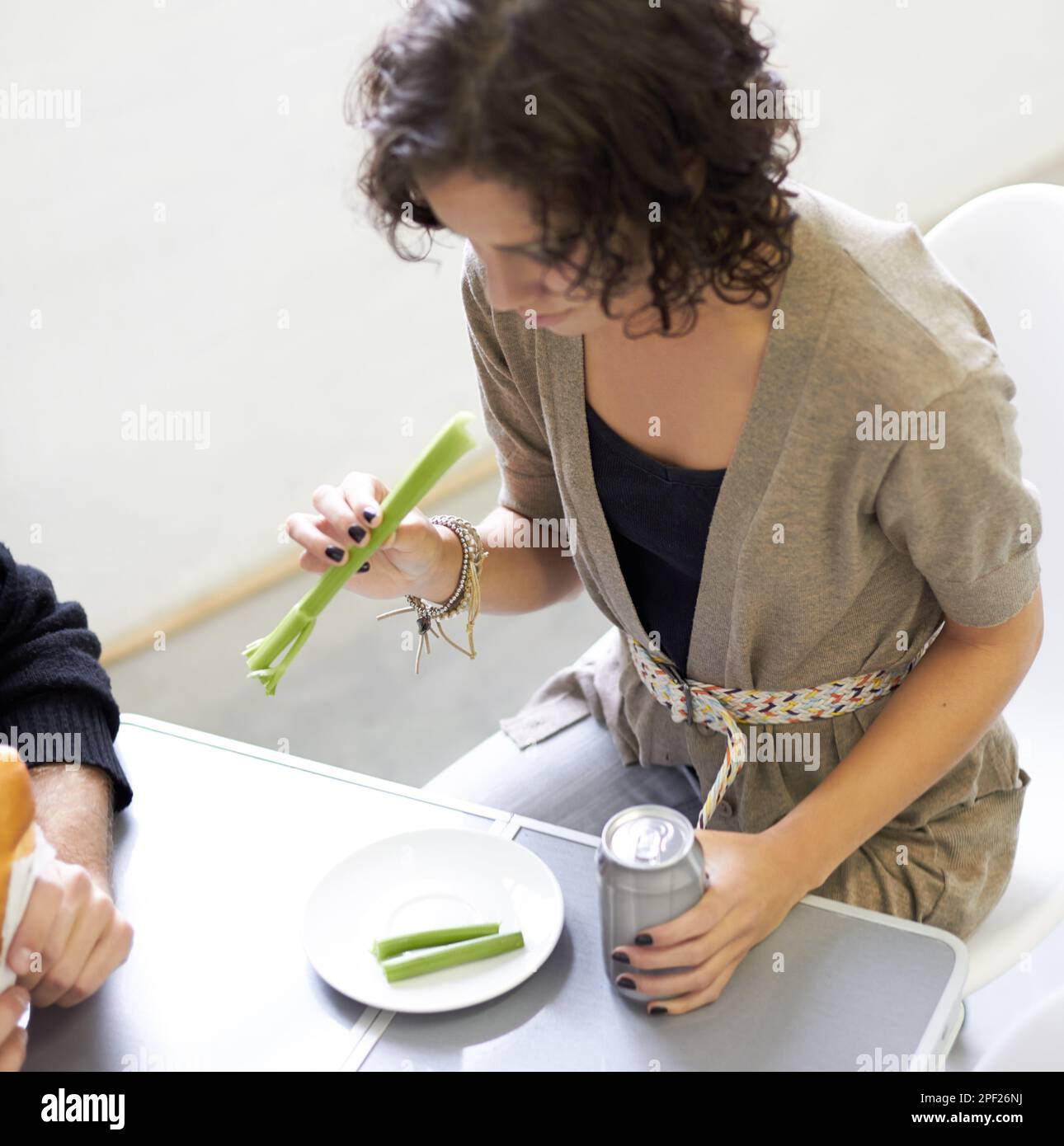 The pressures of Hollywood. a young woman suffering from anorexia Stock