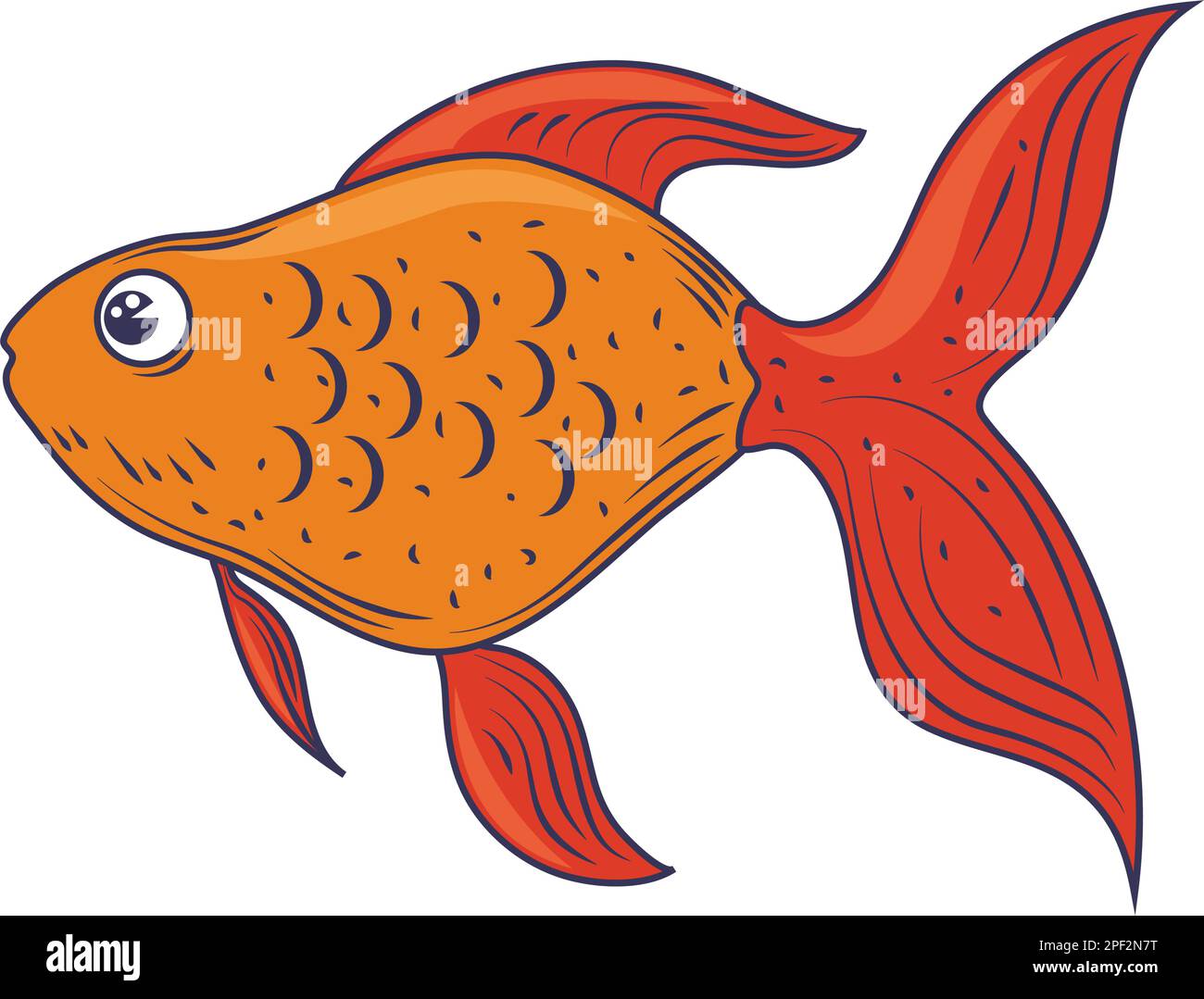 goldfish animal icon Stock Vector Image & Art - Alamy