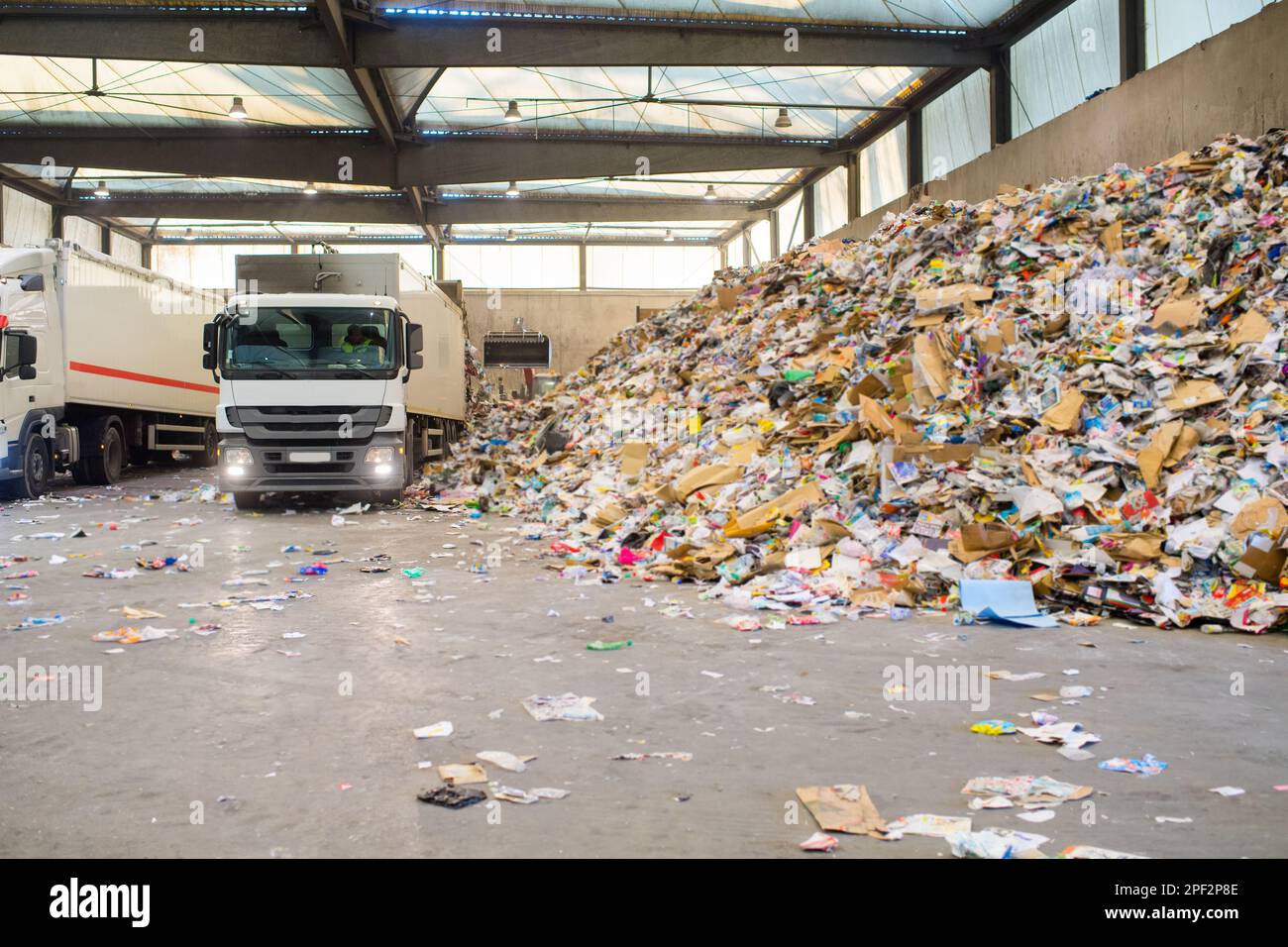 concept of plastic recycling plant Stock Photo Alamy