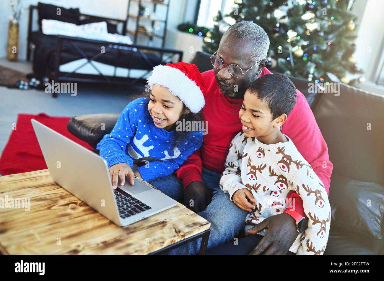 Father son top christmas sweaters