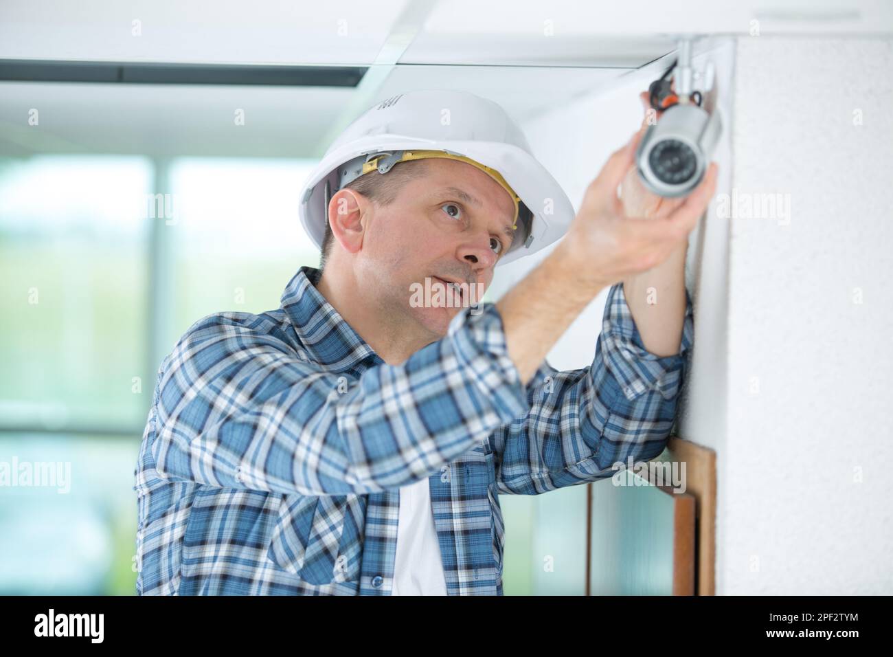 cctv camera mounting kit and manual Stock Photo Alamy