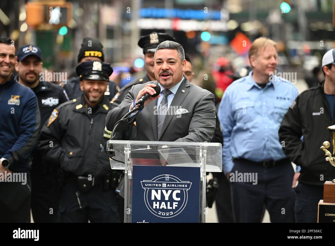 New york usa 16th mar 2023 edward caban first deputy commissioner