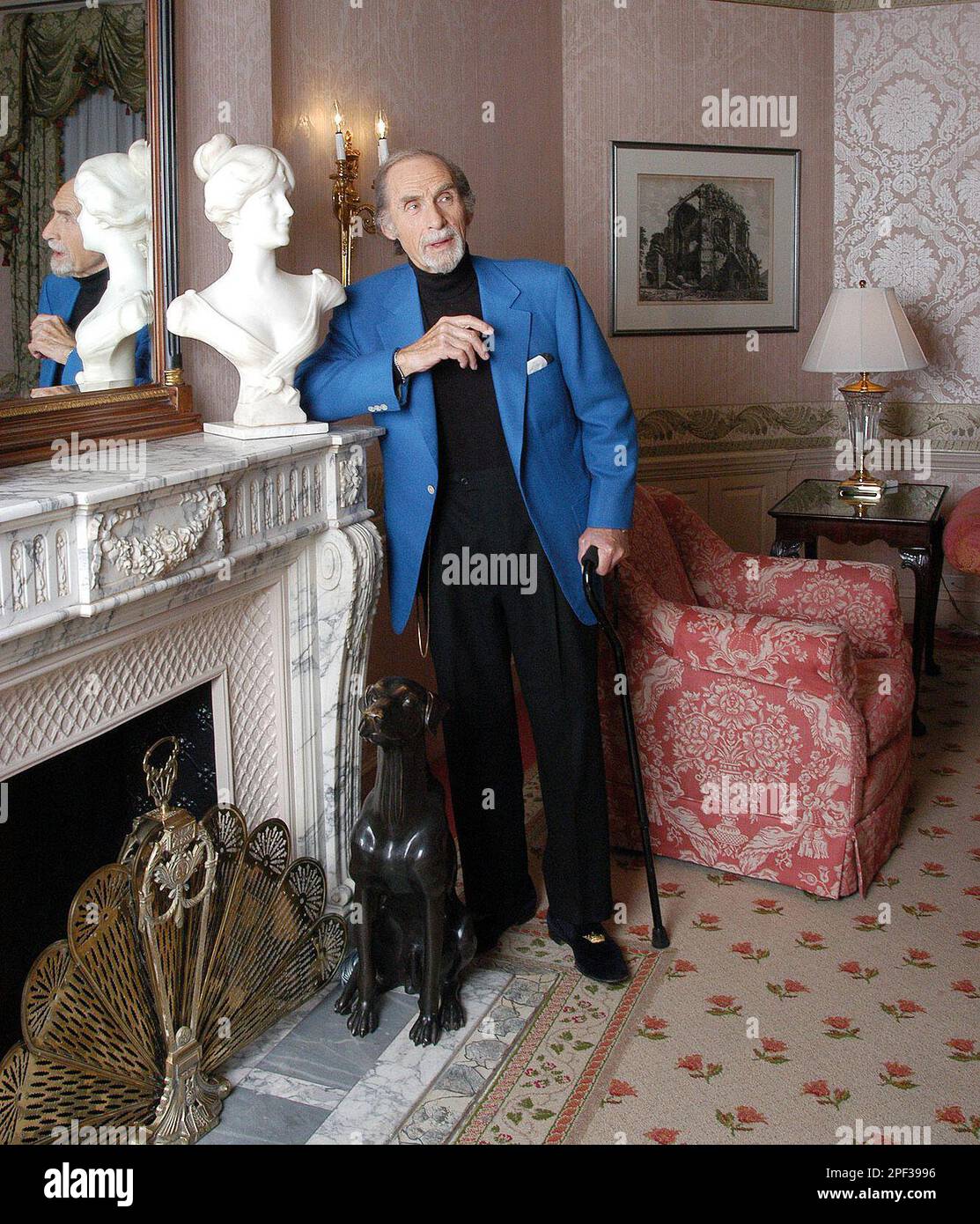 Comedian Sid Caesar, 81, poses at the Pierre Hotel in New York, Nov. 4 ...