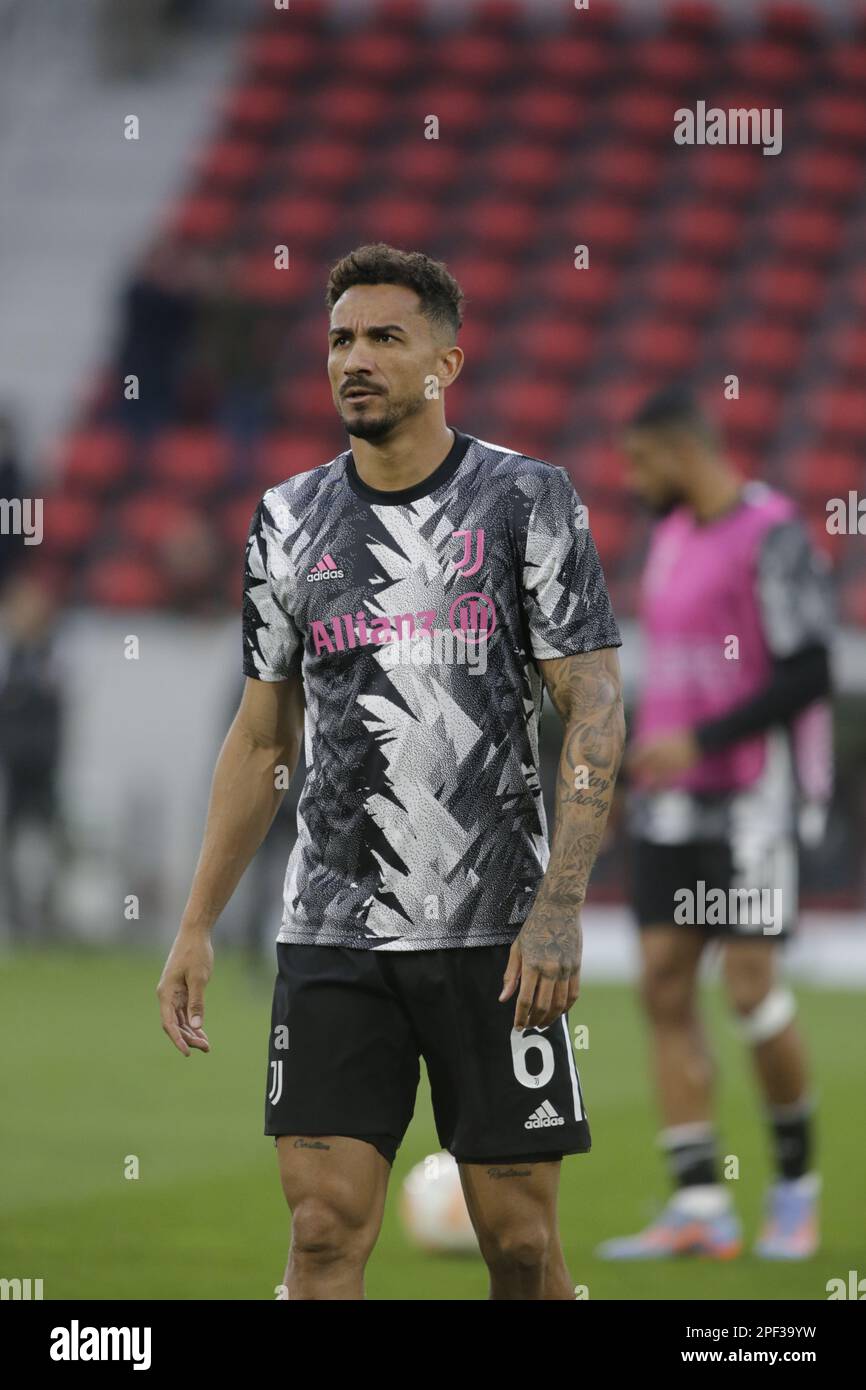 Freiburg, Germany. 16th Mar, 2023. Danilo of Juventus during the second leg  of the Uefa Europa League football match between Sc Freiburg and Juventus  Fc on 16 March 2023 at Europa Park
