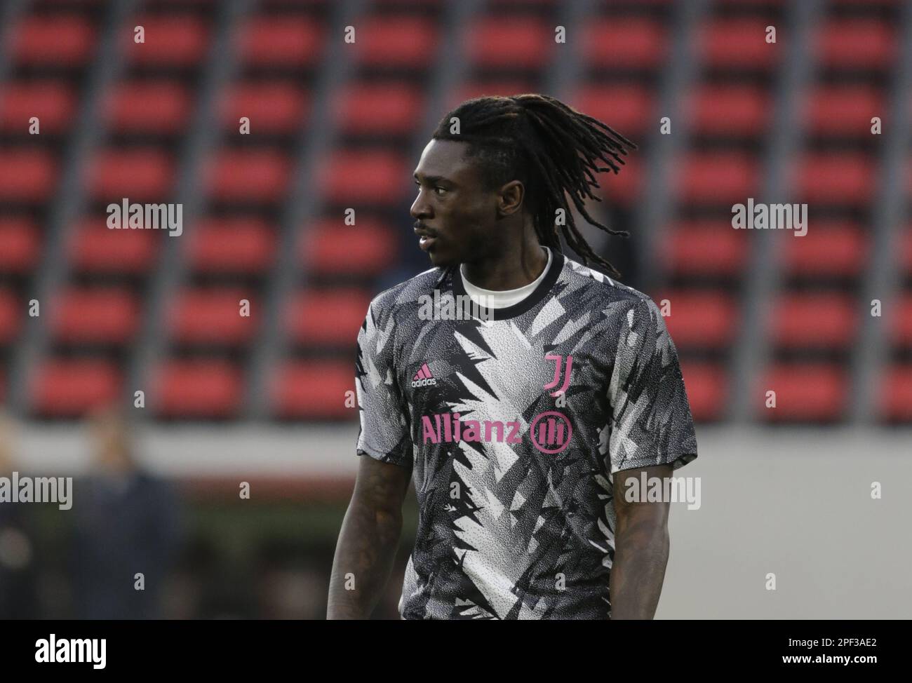 March 16, 2023, Freiburg, Germany: Moise Kean of Juventus during the second  leg of the Uefa Europa League football match between Sc Freiburg and  Juventus Fc on 16 March 2023 at Europa