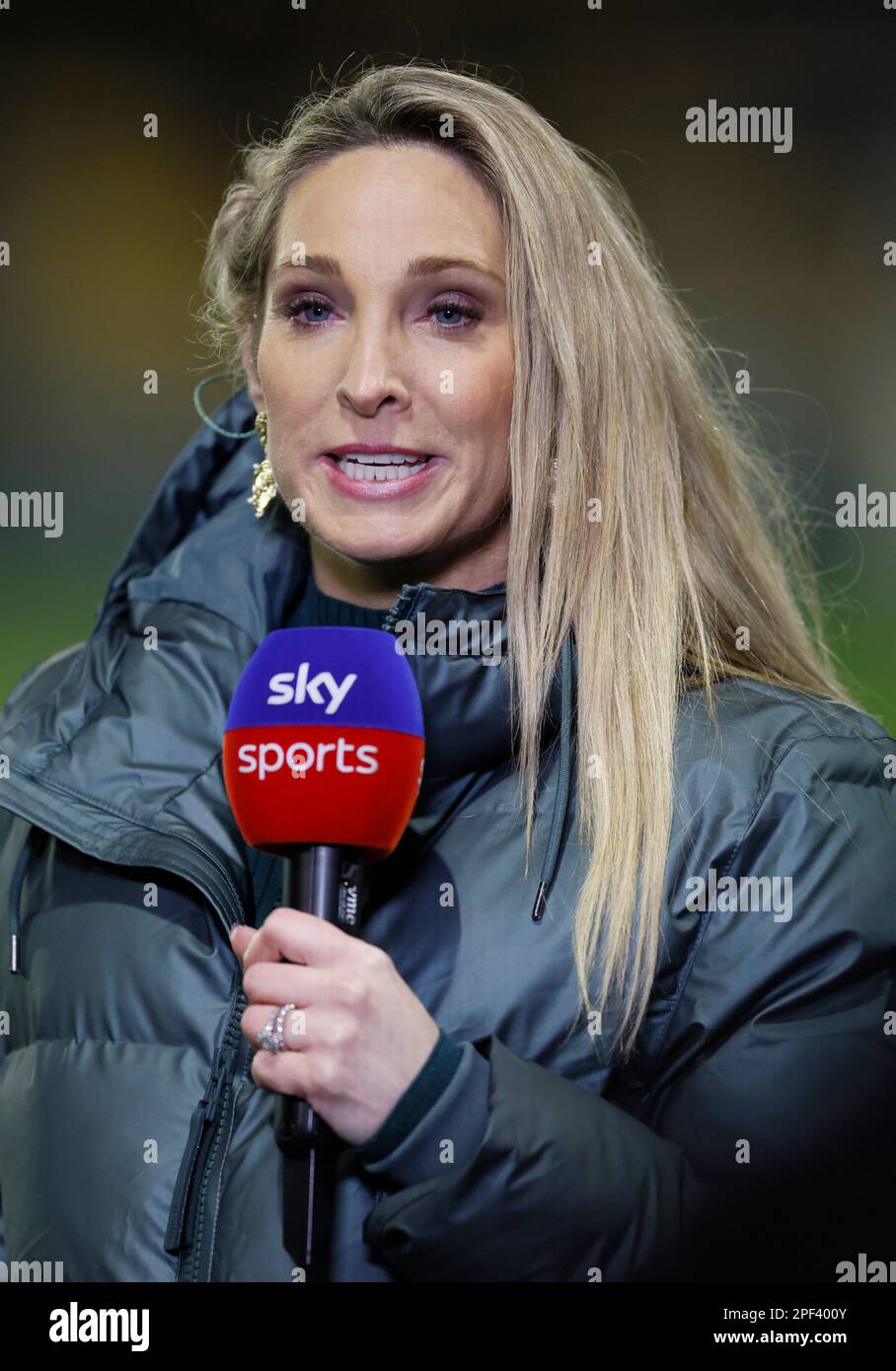 Sky Sports Presenter, Jenna Brooks, on TV duties ahead of the Betfred
