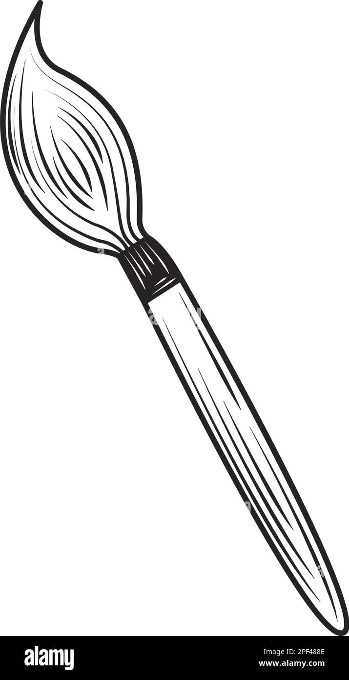 paintbrush art doodle Stock Vector Image & Art Alamy