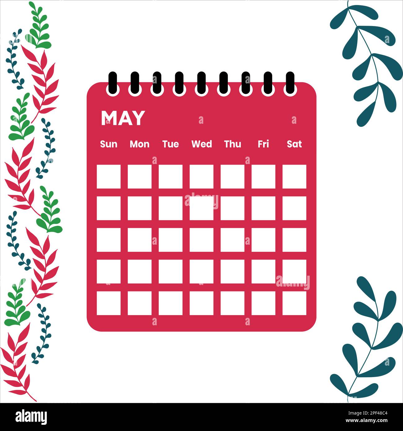 may calendar clip art