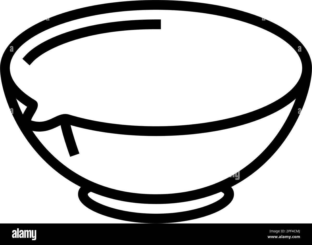 evaporating dish chemical glassware lab line icon vector illustration Stock  Vector Image  Art  Alamy