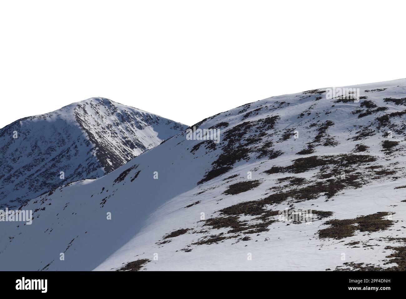 Cairngorms scotland isolated Stock Photo