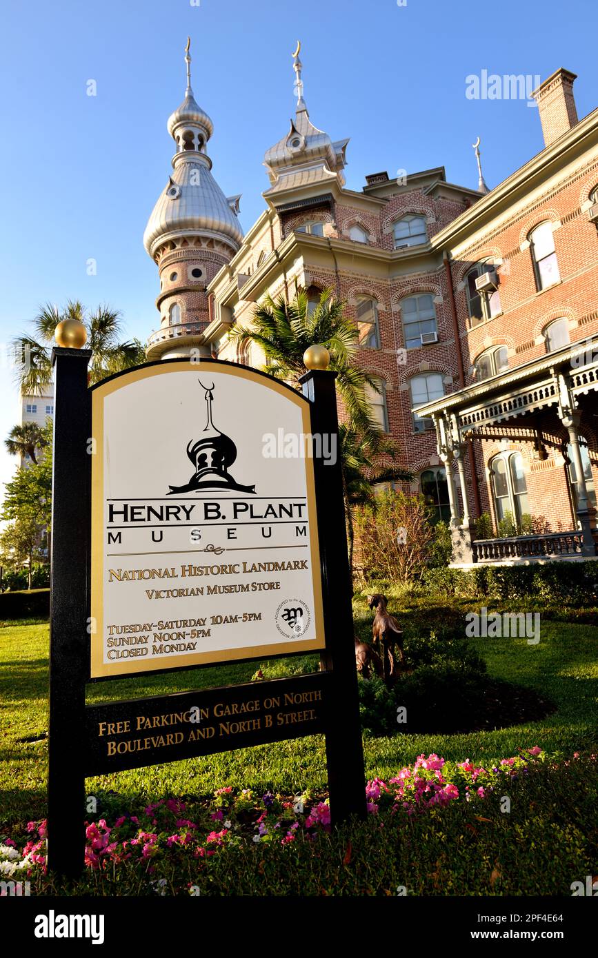 University of Tampa and the Henry B.Plant Museum,Tampa Florida USA Stock Photo