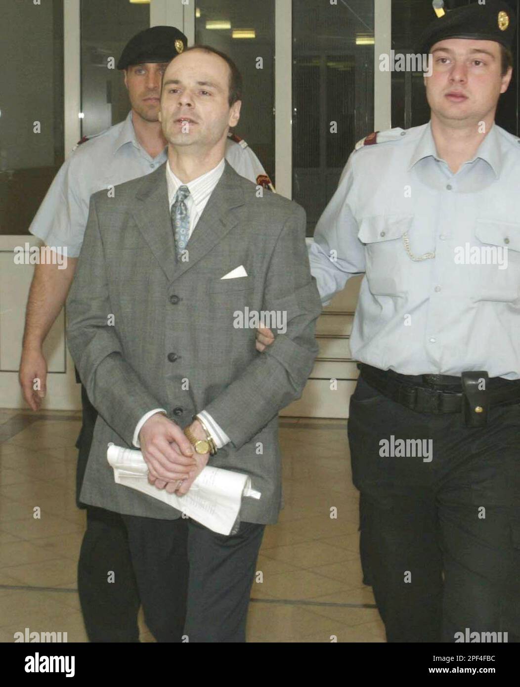 Der 37jaehrige Michael P., mutmasslicher Moerder von Nicole Strau, wird am Dienstag, 7. Okt