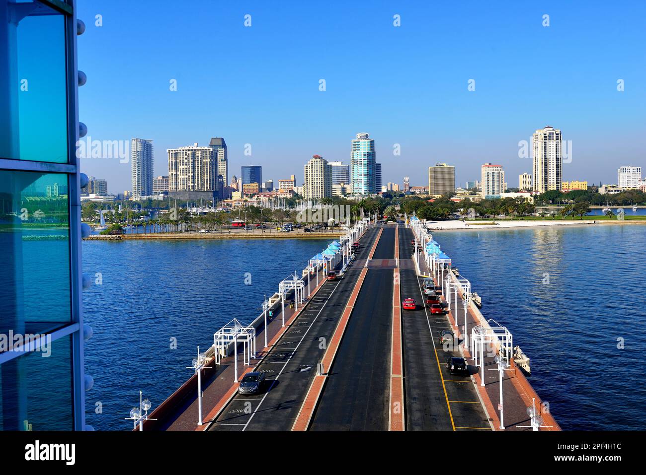 downtown view of St.Petersburg Florida USA Stock Photo