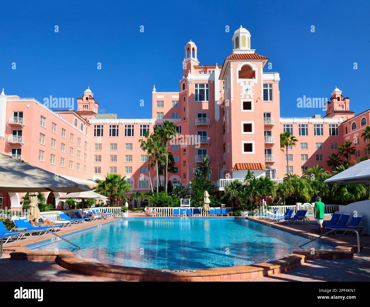 Don Cesar Hotel,Pink Palace, St.Petes Beach,St.Petersburg Florida USA Stock Photo