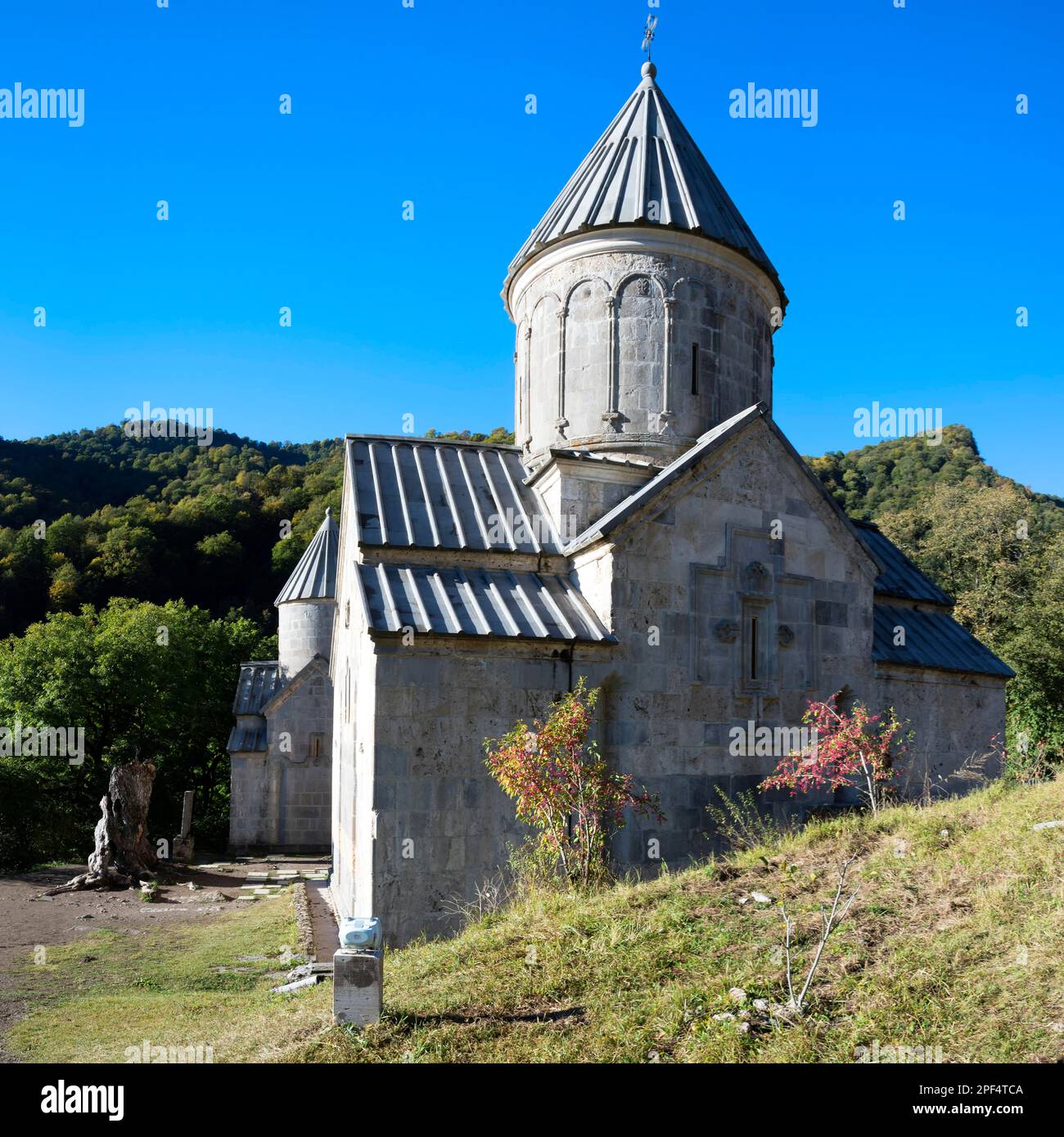 13th century Haghartsin Monastery, Dilijan, Tavush Province, Armenia, Caucasus, Middle East Stock Photo