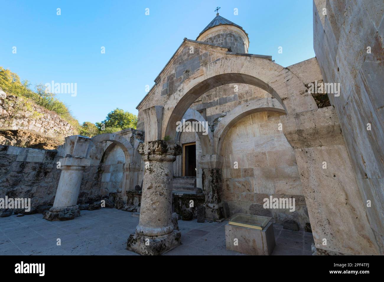 13th century Haghartsin Monastery, Dilijan, Tavush Province, Armenia, Caucasus, Middle East Stock Photo