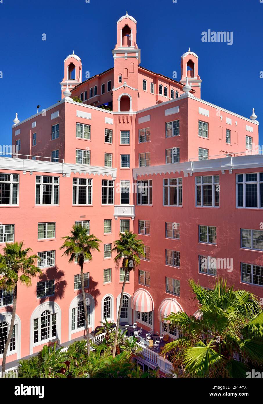 Don Cesar Hotel,Pink Palace, St.Petes Beach,St.Petersburg Florida USA Stock Photo