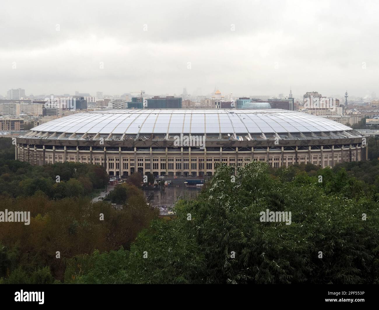 Luzhniki Stadium, Grand Sports Arena of the Luzhniki Olympic Complex, Stadion Luzhniki, national stadium, Moscow, Russia Stock Photo
