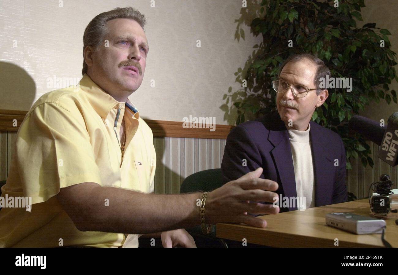 Michael Schiavo, left, husband of Terri Schiavo, the woman who has been in a comatose state