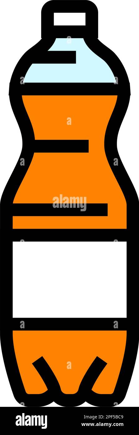 drink soda plastic bottle color icon vector illustration Stock Vector ...