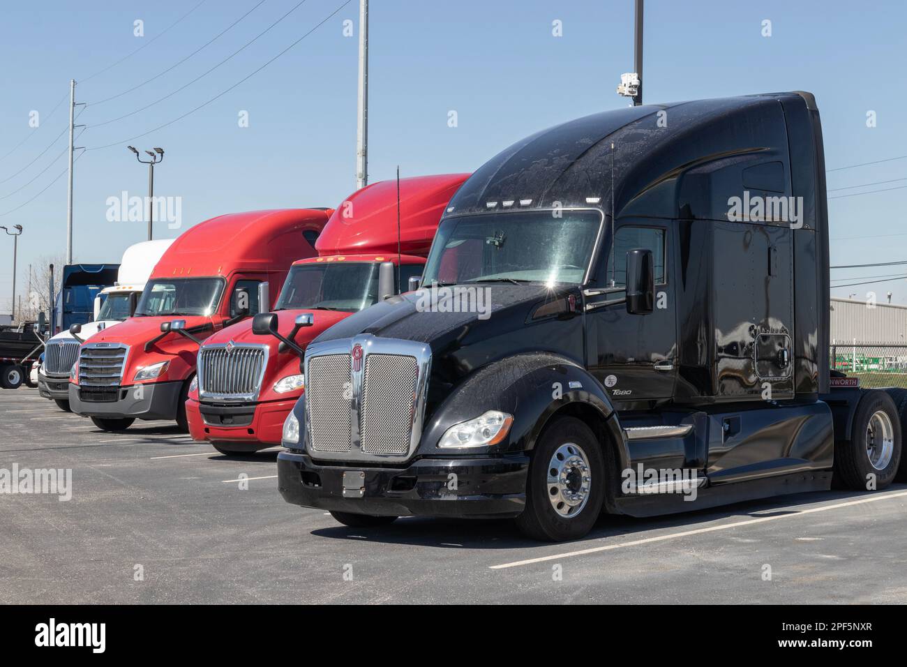 Indianapolis Circa March 2023 Used Kenworth, International and