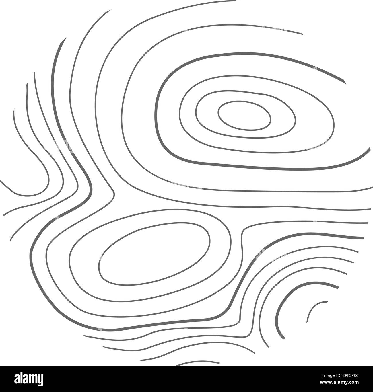 Topographic or wooden texture in round shapes. Hand drawn relief