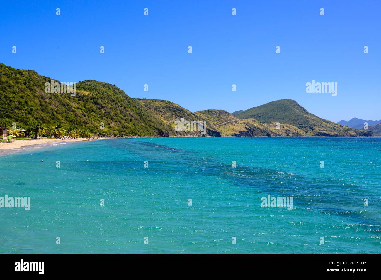 The view looking north from Timothy Hill in St Kitts Stock Photo - Alamy