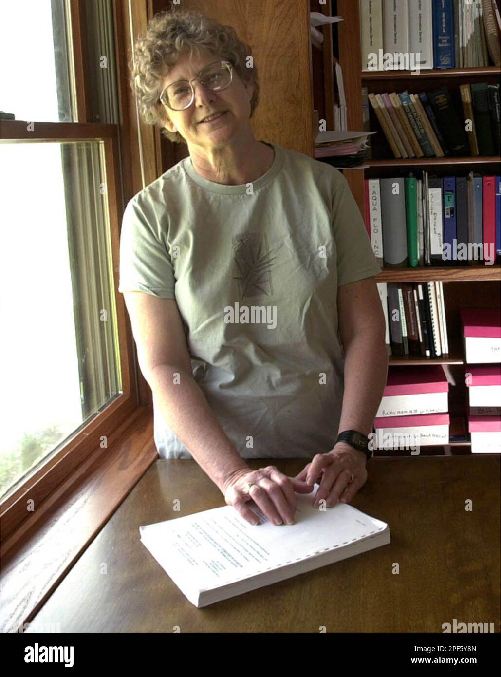 Marilyn Coleman is shown standing in her Richwood, Ohio, home in this