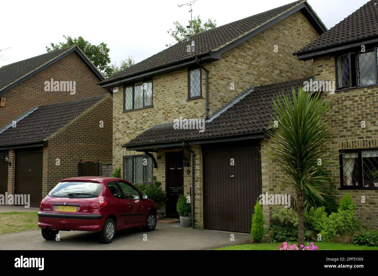 Number 12 Picket Post Close in Bracknell, England, which was used in