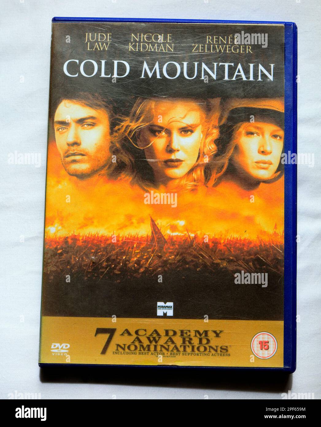 Cold Mountain DVD box Stock Photo