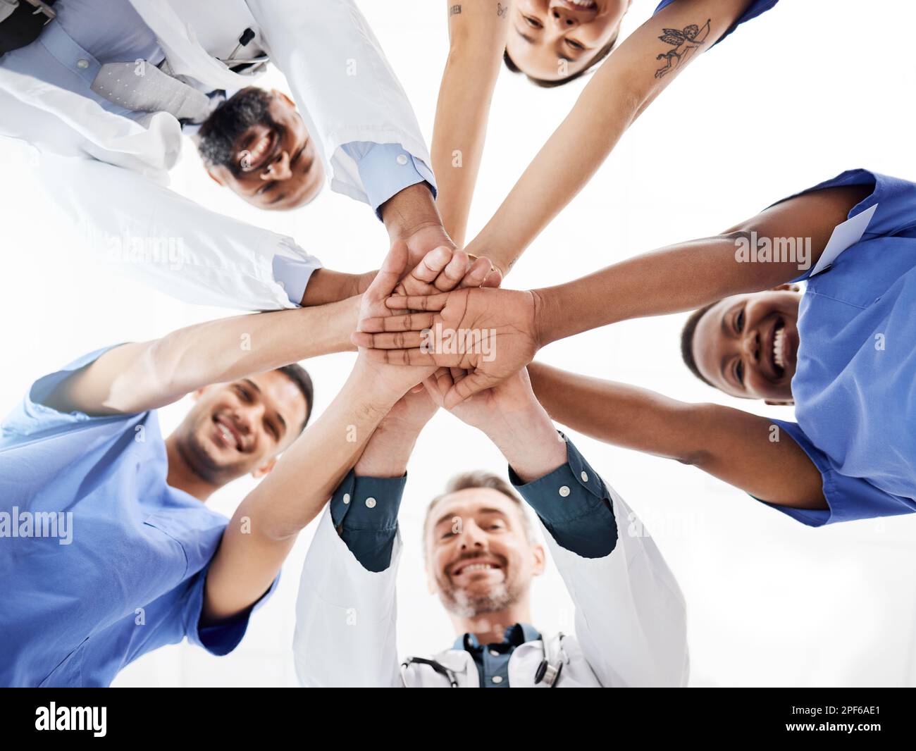 They have come to save you. a group of medical practitioners joining ...