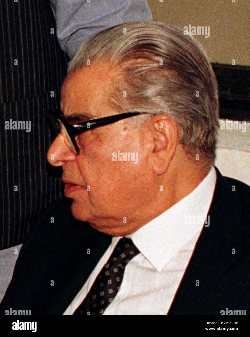 Pakistan's former Attorney General Yahya Bakhtiar, shown in this