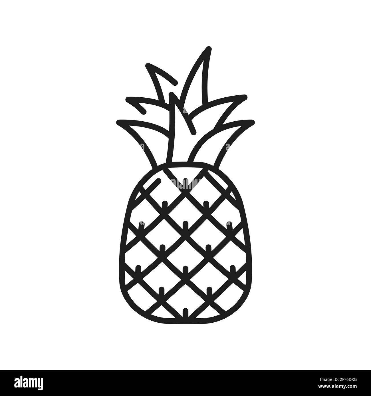 Ananas vector vectors Black and White Stock Photos & Images - Alamy