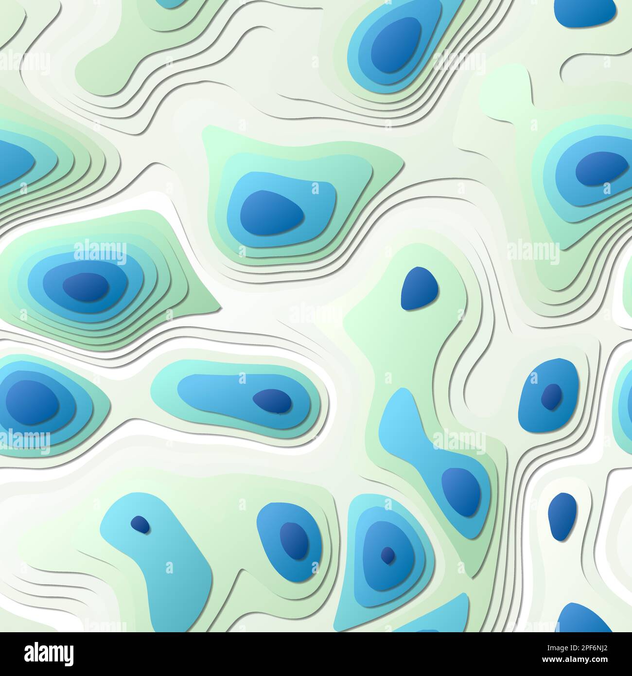 Colorful abstract layers. Papercut style background. Vibrant 3D ...