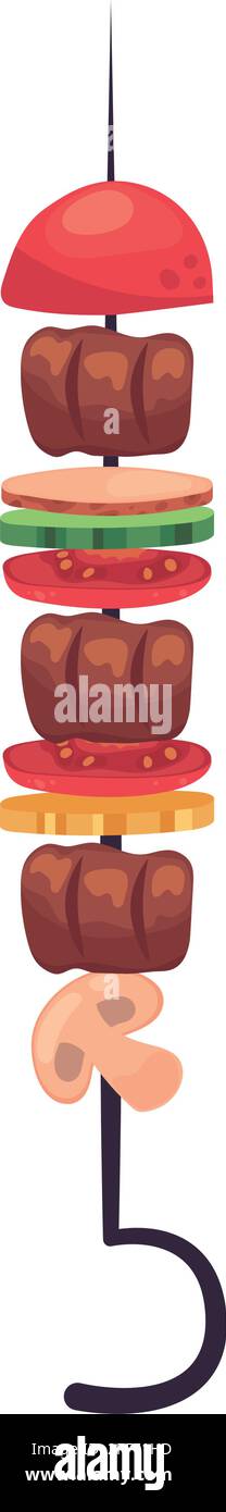 grilled skewer icon Stock Vector Image & Art - Alamy