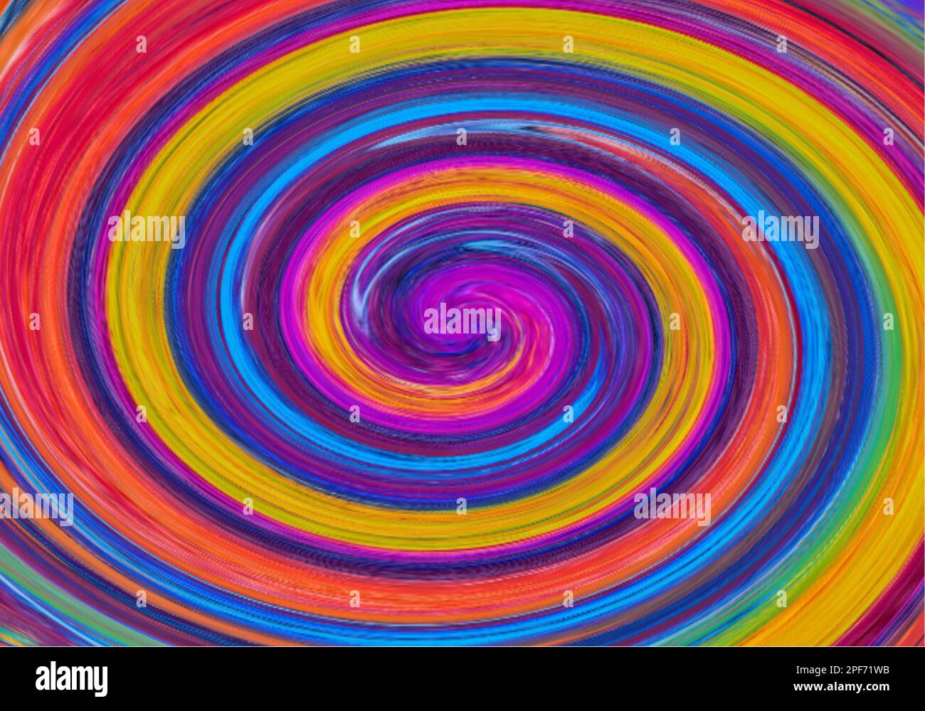 Colorful Gradient Circular Swirl Design Art. Swirl. Seamless Pattern