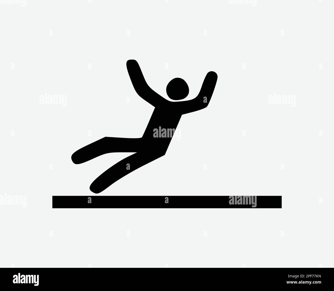 https://c8.alamy.com/comp/2PF77KN/person-falling-icon-slip-and-fall-down-trip-accident-slippery-vector-black-white-silhouette-symbol-sign-graphic-clipart-artwork-illustration-pictogram-2PF77KN.jpg