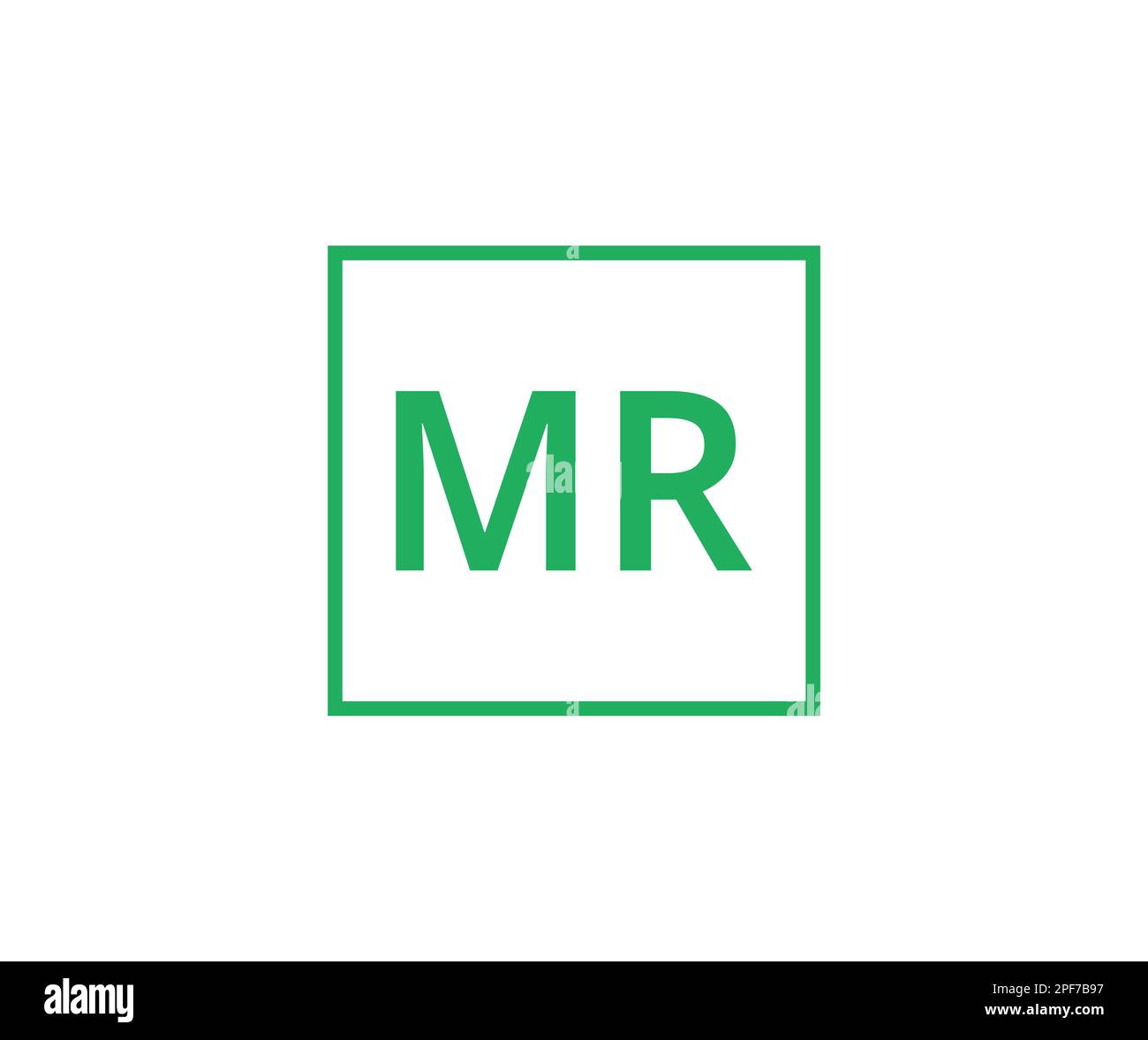 MR Safety icon. Graphical Symbols for Medical devices Stock Vector